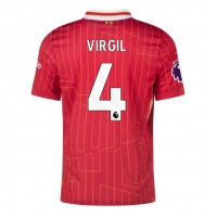 Camisa de time de futebol Liverpool Virgil van Dijk #4 Replicas 1º Equipamento 2024-25 Manga Curta